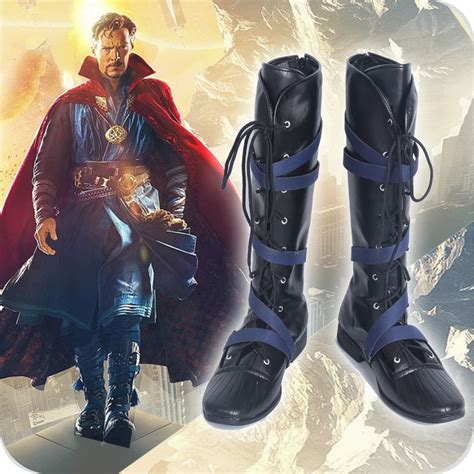 leather replica boots dr strange|Doctor Strange Shoes Cosplay Stephen Strange Boots Superhero.